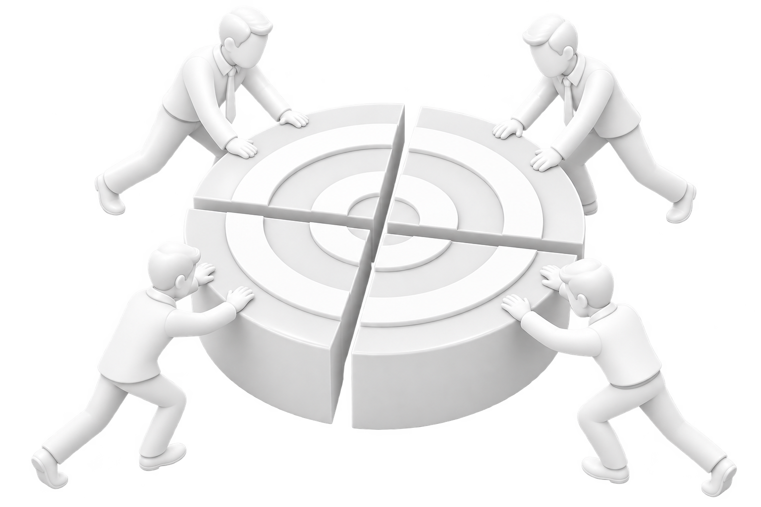 Team aligning on a shared goal